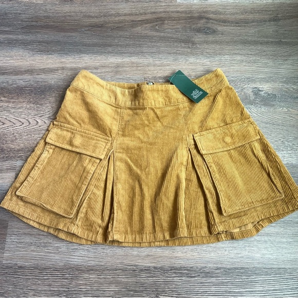 wild fable Dresses & Skirts - Women's Mini Skirt Corduroy Cargo Pleated - Wild Fable
